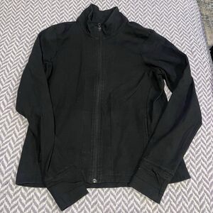 Pact Full Zip Jacket Black Athletic Athleisure Size Medium